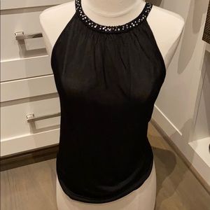 Black tank top